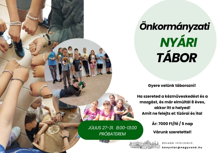 Nyári kézműves tábor