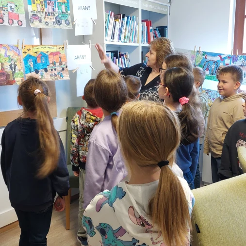 "Szüreti Napok" rajzpályázat kiállíta megnyílt