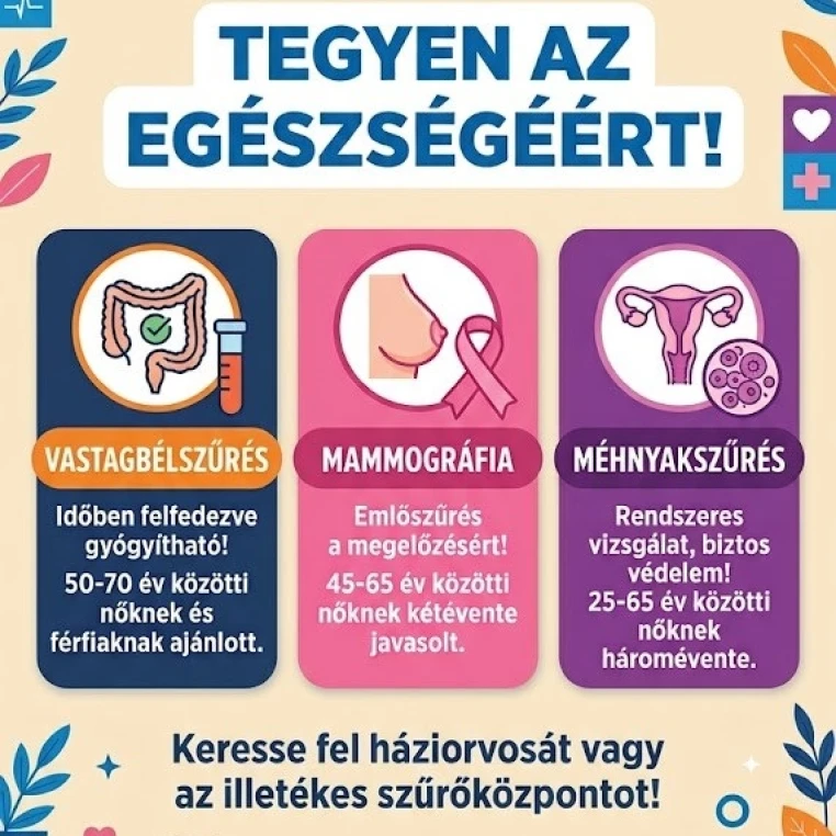 Szűrőprogram – Felhívás a részvételre